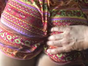 Wanita Latina dengan pantat berair